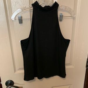 Elegant wrap around neck sleeveless tank top